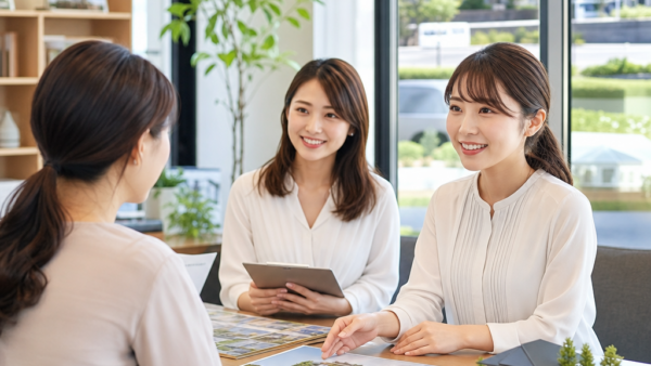 上越市の不動産売却、最初の相談を女性受付へ